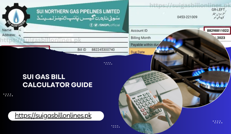 Sui Gas Bill Calculator Guide