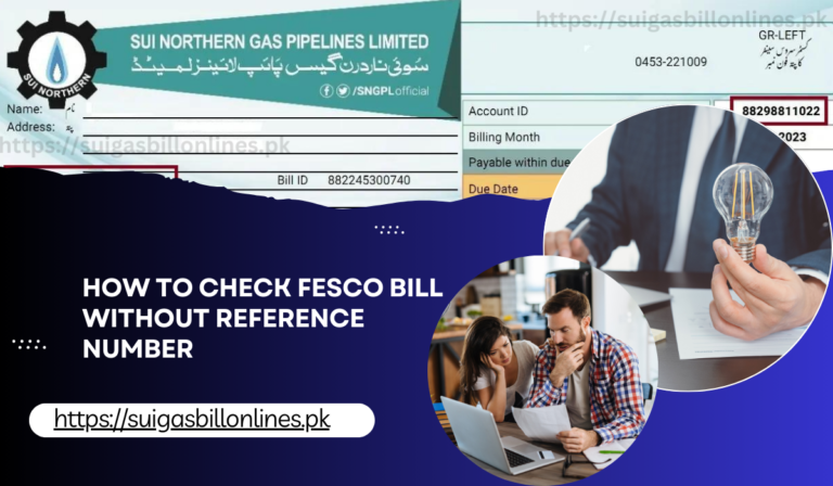 How to Check FESCO Bill Without Reference Number