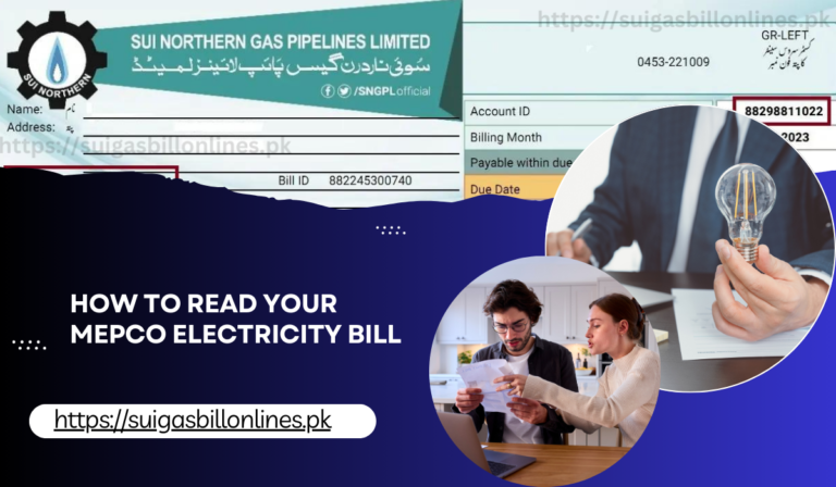 How to Read Your MEPCO Electricity Bill