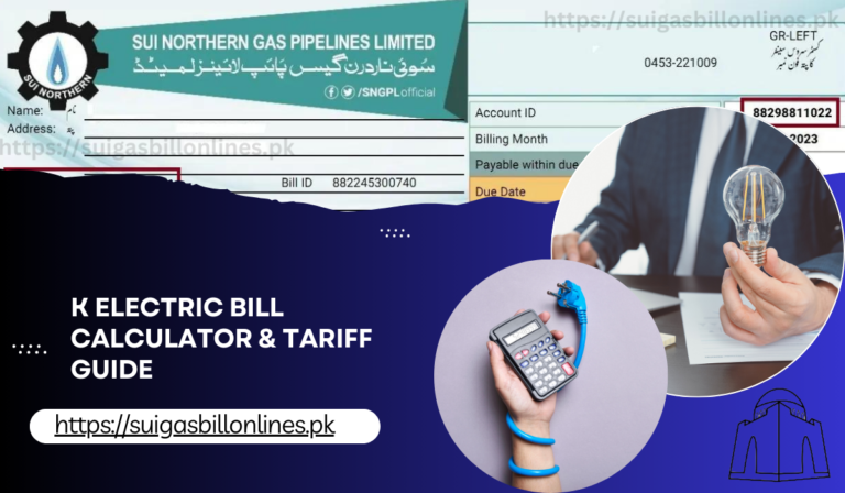 K Electric Bill Calculator & Tariff Guide